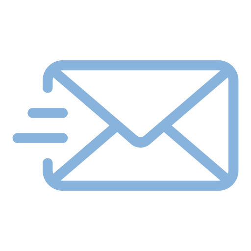 simple email being sent icon