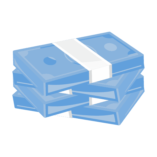 stack of money that represents the discipline a person needs to invest correctly