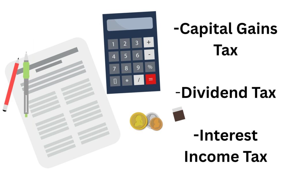 different types of taxes for investments