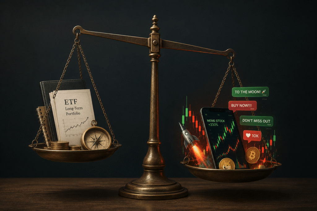 fomo in investing vs reliable etf portfolio