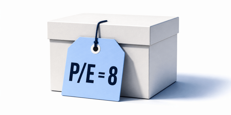 a box with a p/e ratio tag, but you do not know what is inside, so you do not know the real worth