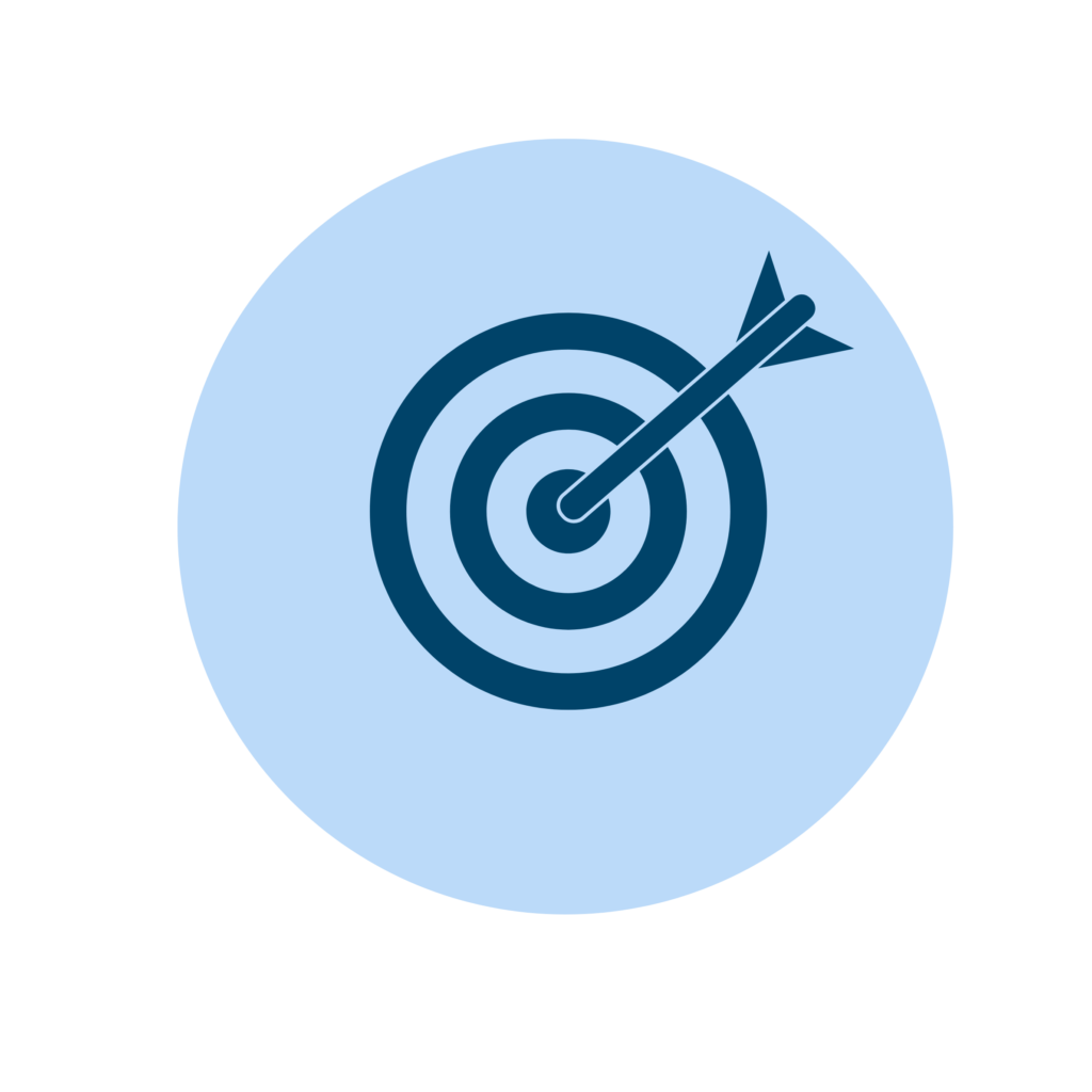 arrow with target on pathidon homepage